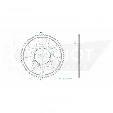 ESJOT Sprocket steel 69 Z