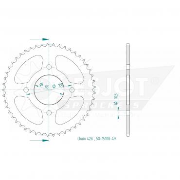 ESJOT  Sprocket 49 Z