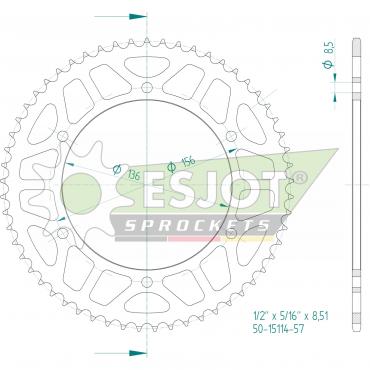 ESJOT  Sprocket 57 Z