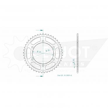 ESJOT  Sprocket 45 Z