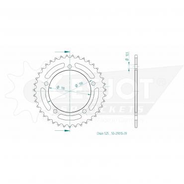 ESJOT  Sprocket 39 Z