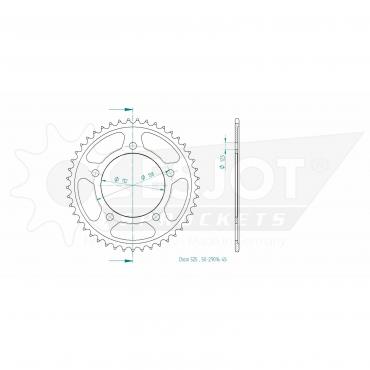 ESJOT  Sprocket 45 Z
