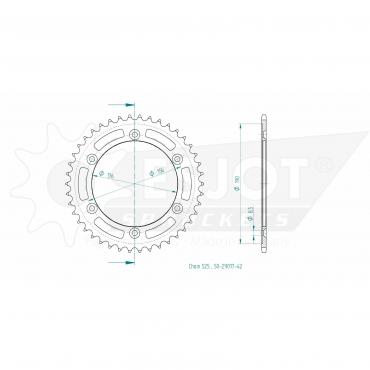 ESJOT  Sprocket 42 Z