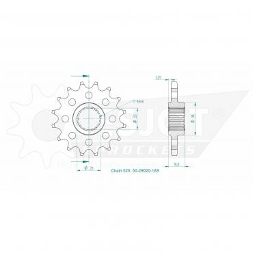 ESJOT Front Sprocket 16S Z