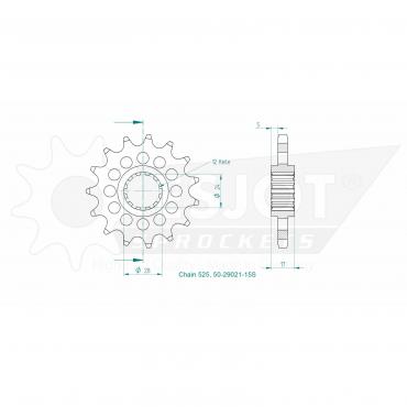 ESJOT Front Sprocket 15S Z