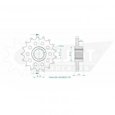 ESJOT Front Sprocket 17S Z