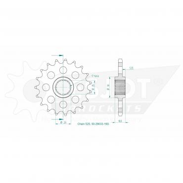 ESJOT Front Sprocket 19S Z
