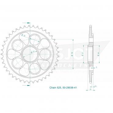 ESJOT  Sprocket 41 Z