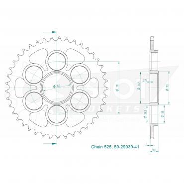 ESJOT  Sprocket 41 Z