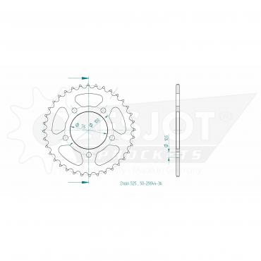 ESJOT  Sprocket 36 Z
