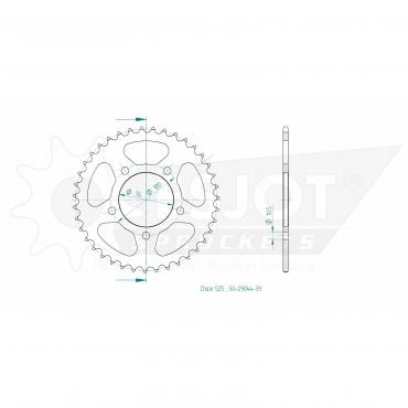 ESJOT  Sprocket 39 Z