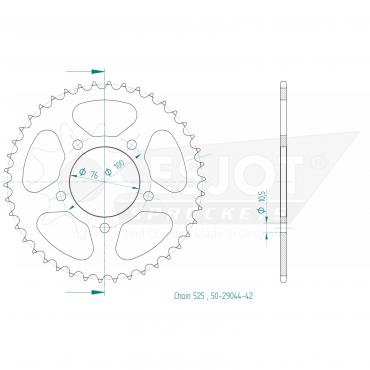 ESJOT  Sprocket 42 Z