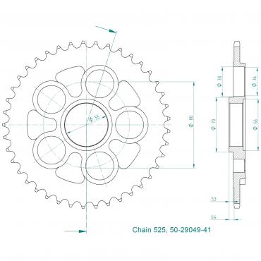 ESJOT  Sprocket 41 Z
