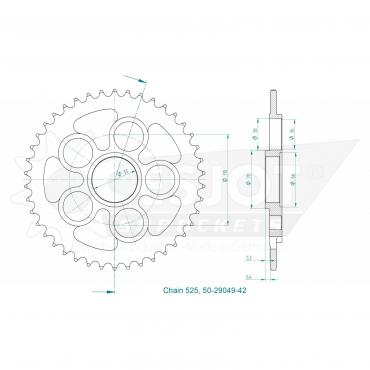 ESJOT  Sprocket 42 Z