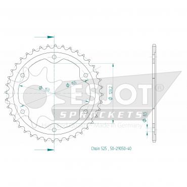 ESJOT  Sprocket 40 Z