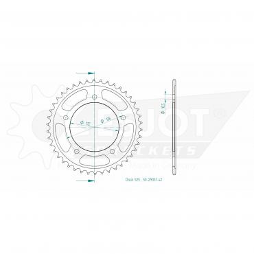 ESJOT  Sprocket 42 Z