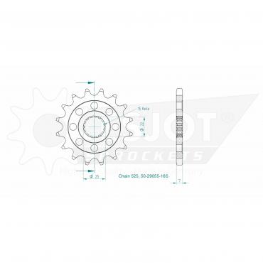 ESJOT Front Sprocket 16S Z