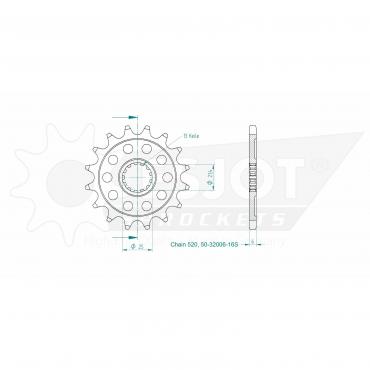 ESJOT Front Sprocket 16S Z