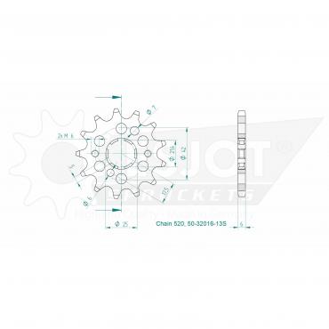 ESJOT Front Sprocket 13S Z