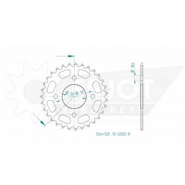 ESJOT  Sprocket 31 Z
