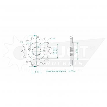 ESJOT Front Sprocket 15 Z