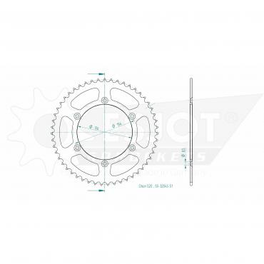 ESJOT  Sprocket 51 Z