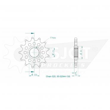 ESJOT Front Sprocket 13S Z