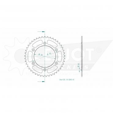 ESJOT  Sprocket 45 Z