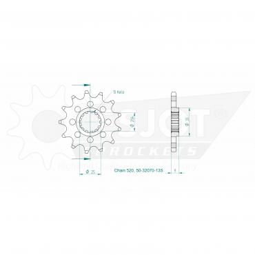 ESJOT Front Sprocket 13S Z