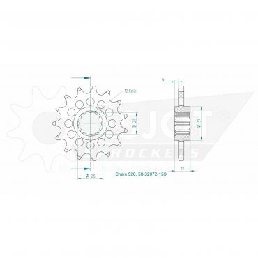 ESJOT Front Sprocket 15S Z