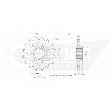 ESJOT Front Sprocket 16S Z