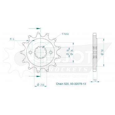ESJOT Front Sprocket 13 Z