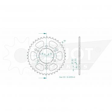 ESJOT  Sprocket 40 Z