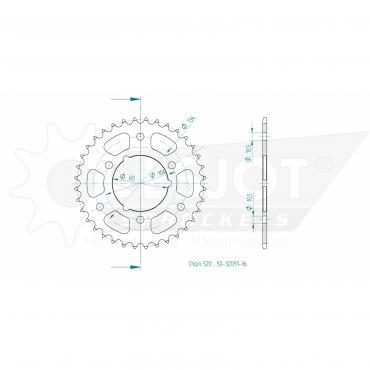 ESJOT  Sprocket 36 Z
