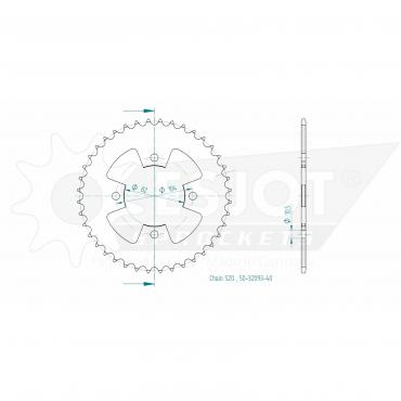 ESJOT  Sprocket 40 Z