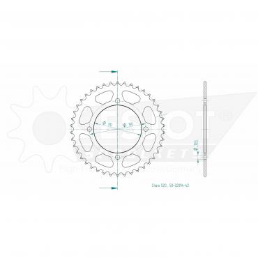 ESJOT  Sprocket 42 Z
