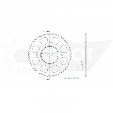 ESJOT  Sprocket 47 Z