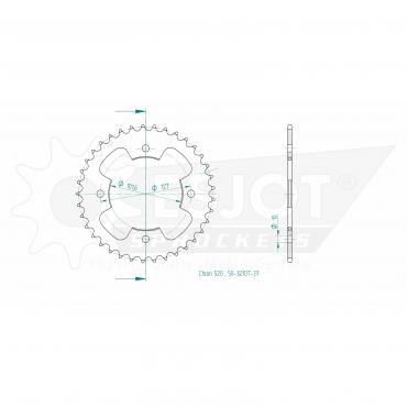 ESJOT  Sprocket 37 Z
