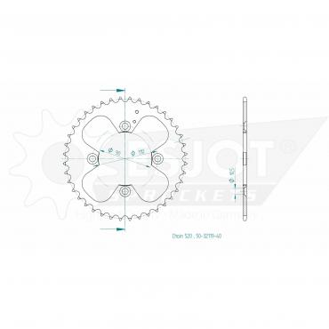 ESJOT  Sprocket 40 Z