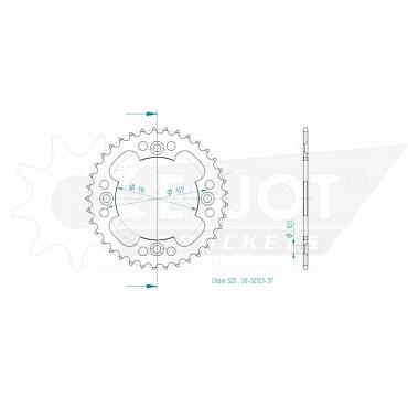 ESJOT  Sprocket 37 Z
