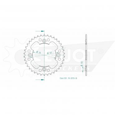 ESJOT  Sprocket 38 Z