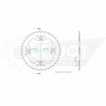 ESJOT  Sprocket 40 Z