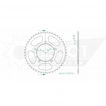 ESJOT  Sprocket 46 Z