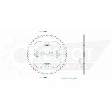 ESJOT  Sprocket 42 Z
