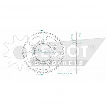 ESJOT  Sprocket 45 Z