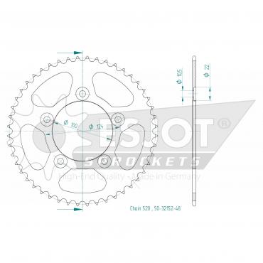ESJOT  Sprocket 48 Z