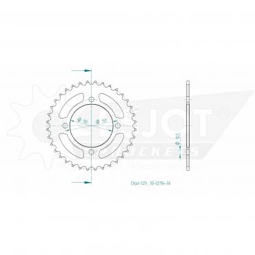ESJOT  Sprocket 36 Z