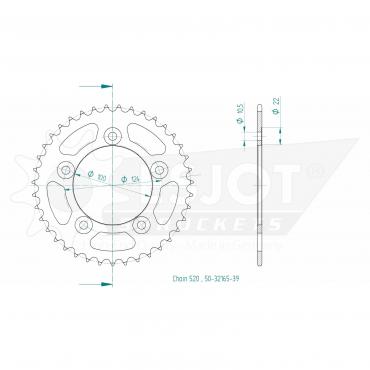 ESJOT  Sprocket 39 Z