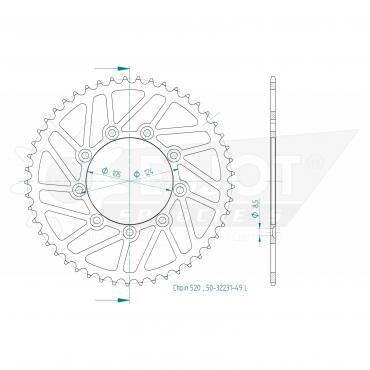 ESJOT  Sprocket 9L Z