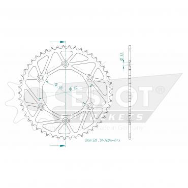 ESJOT  Sprocket 9L Z